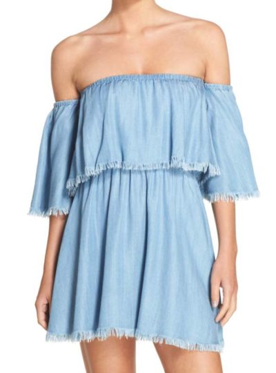 Off the Shoulder Cover-Up Dress