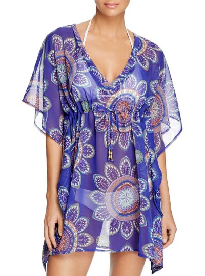 Sundial Tile Tunic Swim Cover-Up